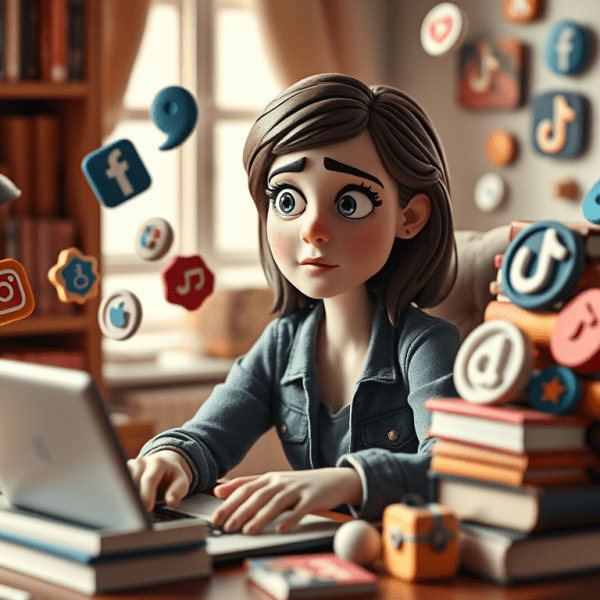 Ne plus savoir où donner de la tête avec les réseaux sociaux et&nbsp;cies.