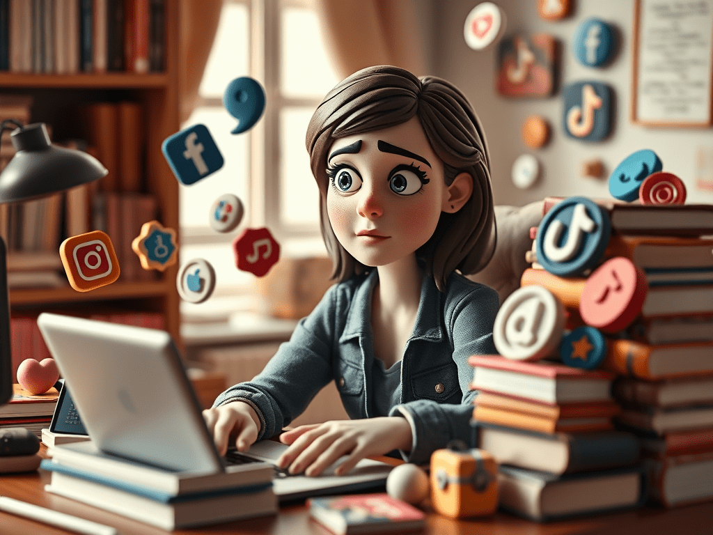 Ne plus savoir où donner de la tête avec les réseaux sociaux et&nbsp;cies.